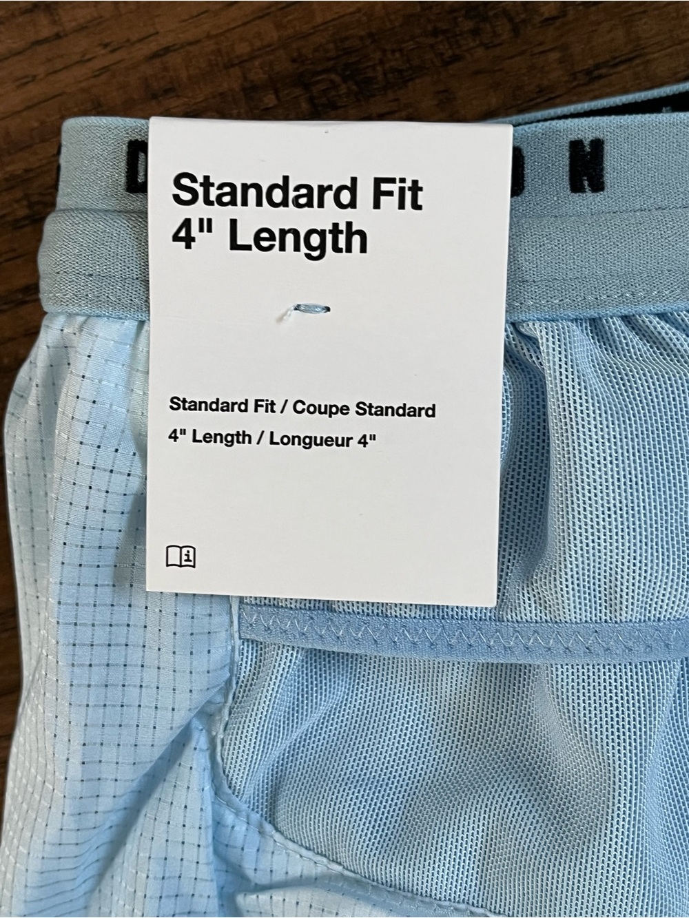 Nike Dri Fit ADV Run Division 4” Brief Lined Shorts ‘Light Blue’ (size mens XS) - Picture 9 of 9